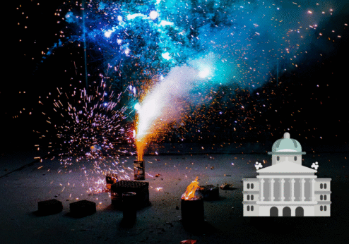 L’Association des petits paysans  soutient le contre-projet indirect à l’initiative sur les feux d’artifice